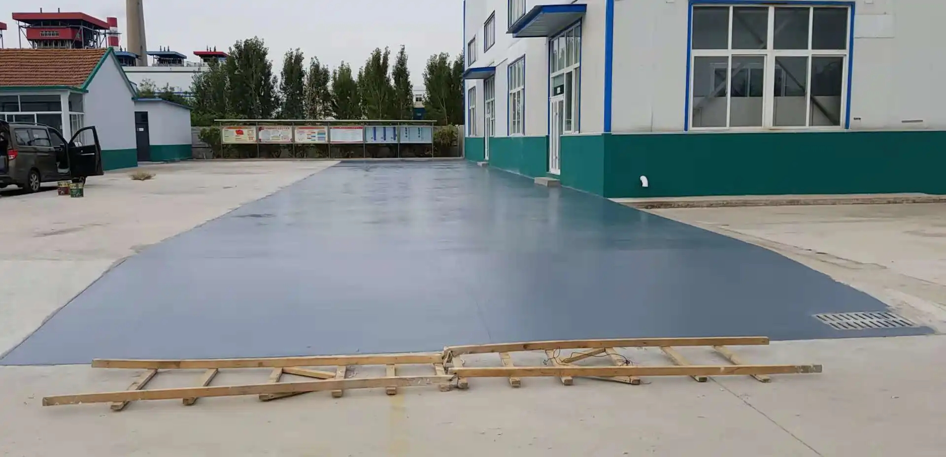 开州车间厂房地坪漆修补翻新